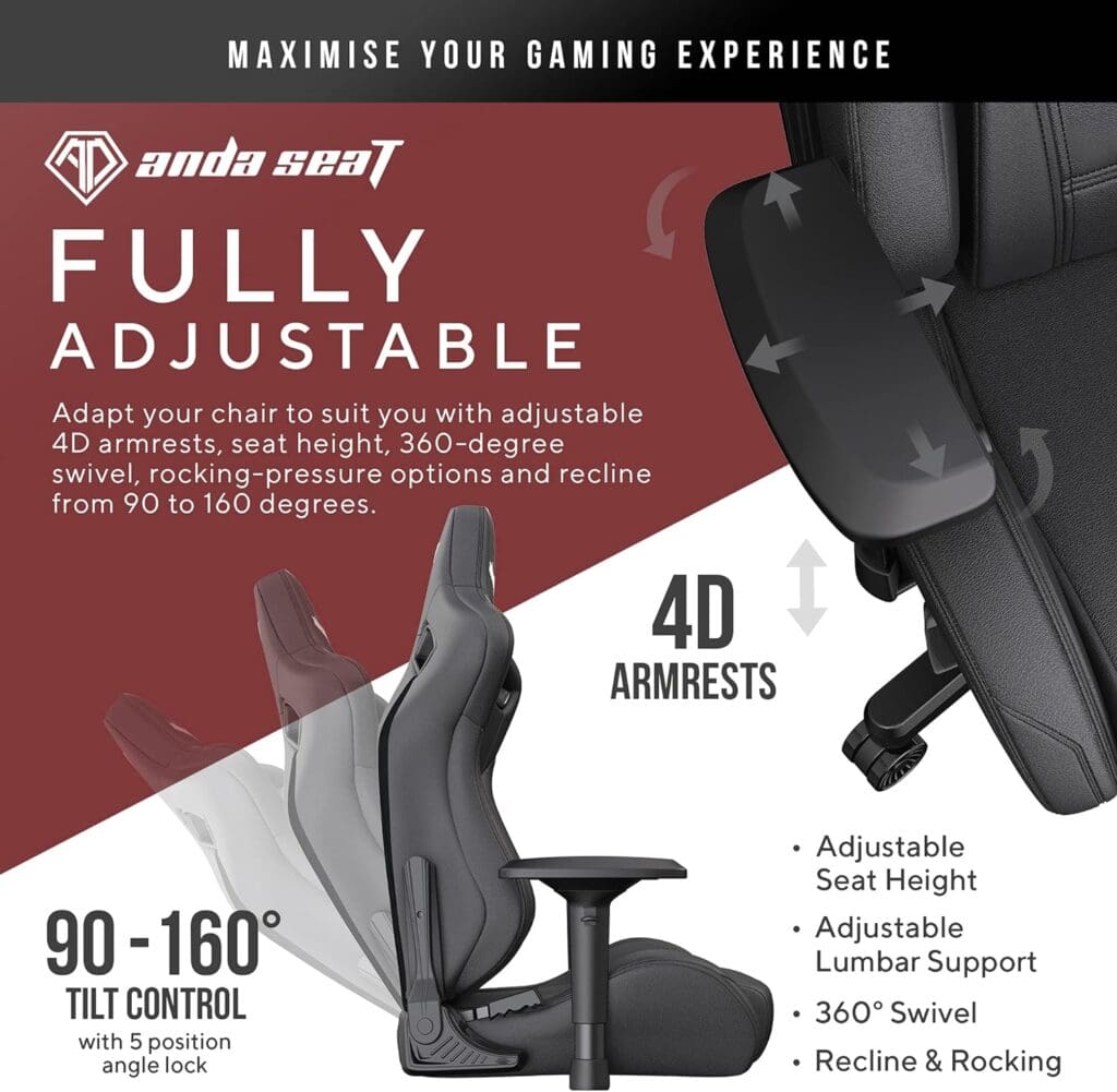 Elevate Your Work and Gaming Experience with Anda Seat Kaiser 2 XL Gaming Chair Anda Seat Kaiser