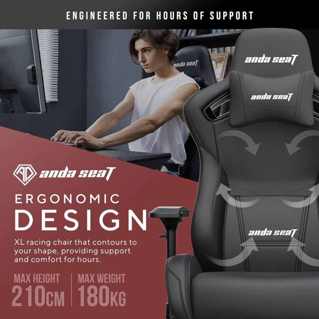 Elevate Your Work and Gaming Experience with Anda Seat Kaiser 2 XL Gaming Chair Anda Seat Kaiser